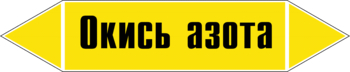 Маркировка трубопровода "окись азота" (пленка, 126х26 мм) - Маркировка трубопроводов - Маркировки трубопроводов "ГАЗ" - магазин "Охрана труда и Техника безопасности"