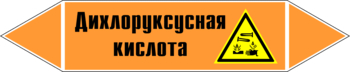 Маркировка трубопровода "дихлоруксусная кислота" (k15, пленка, 716х148 мм)" - Маркировка трубопроводов - Маркировки трубопроводов "КИСЛОТА" - магазин "Охрана труда и Техника безопасности"