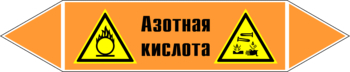 Маркировка трубопровода "азотная кислота" (k21, пленка, 507х105 мм)" - Маркировка трубопроводов - Маркировки трубопроводов "КИСЛОТА" - магазин "Охрана труда и Техника безопасности"