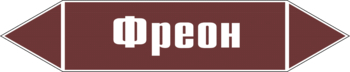 Маркировка трубопровода "фреон" (пленка, 716х148 мм) - Маркировка трубопроводов - Маркировки трубопроводов "ЖИДКОСТЬ" - магазин "Охрана труда и Техника безопасности"